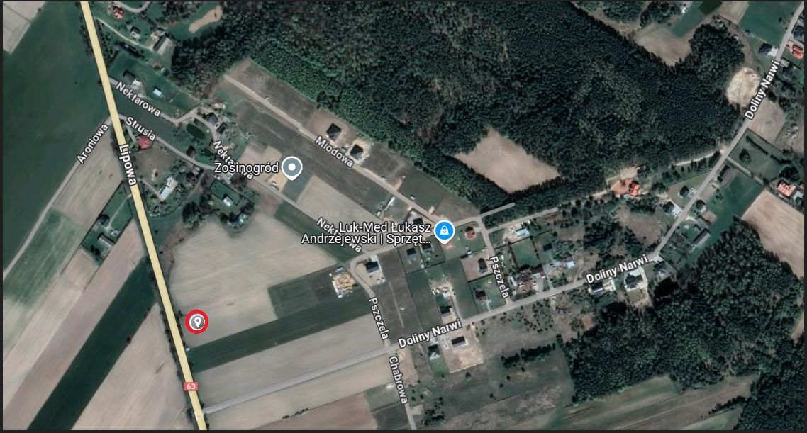 Działka budowlana Zosin, Strusia. Zdjęcie 3