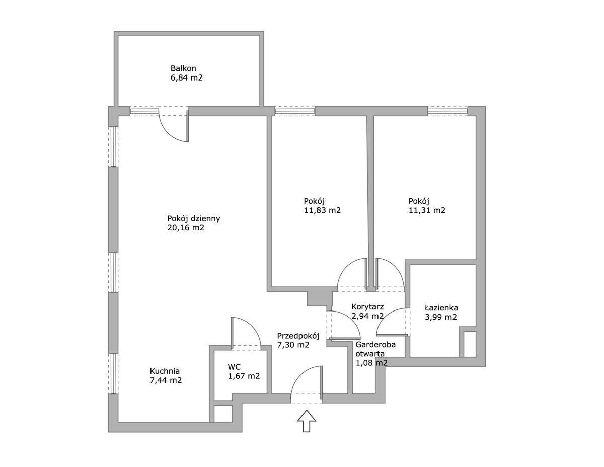 Mieszkanie 3-pokojowe Warszawa Ursus, ul. Stanisława Bodycha. Zdjęcie 1