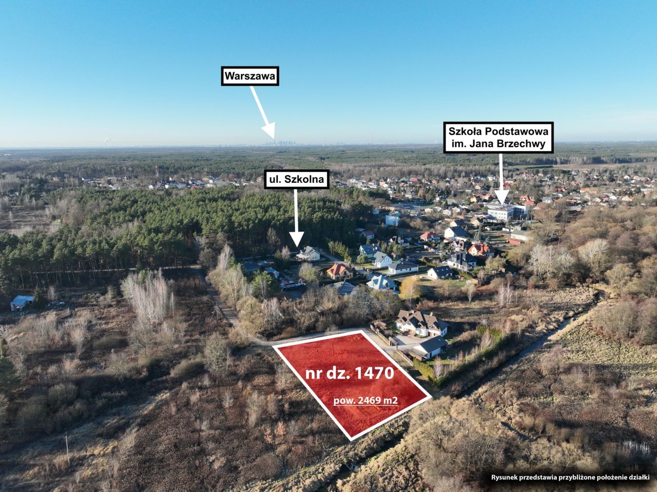 Działka rolna Okuniew, ul. Szkolna