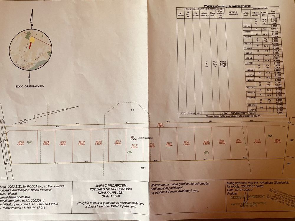 Działka budowlana Bielsk Podlaski. Zdjęcie 3