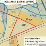 Działka budowlana Ruda-Huta, ul. Łączna. Zdjęcie 2