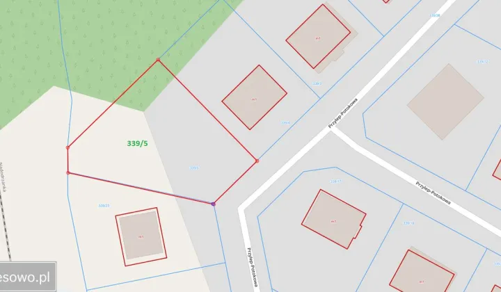 Działka budowlana Zielona Góra Przylep, ul. Potokowa