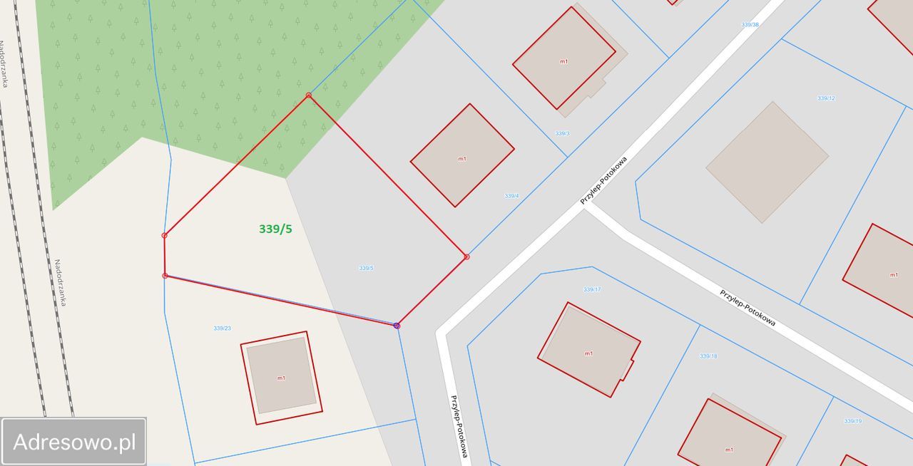 Działka budowlana Zielona Góra Przylep, ul. Potokowa. Zdjęcie 1