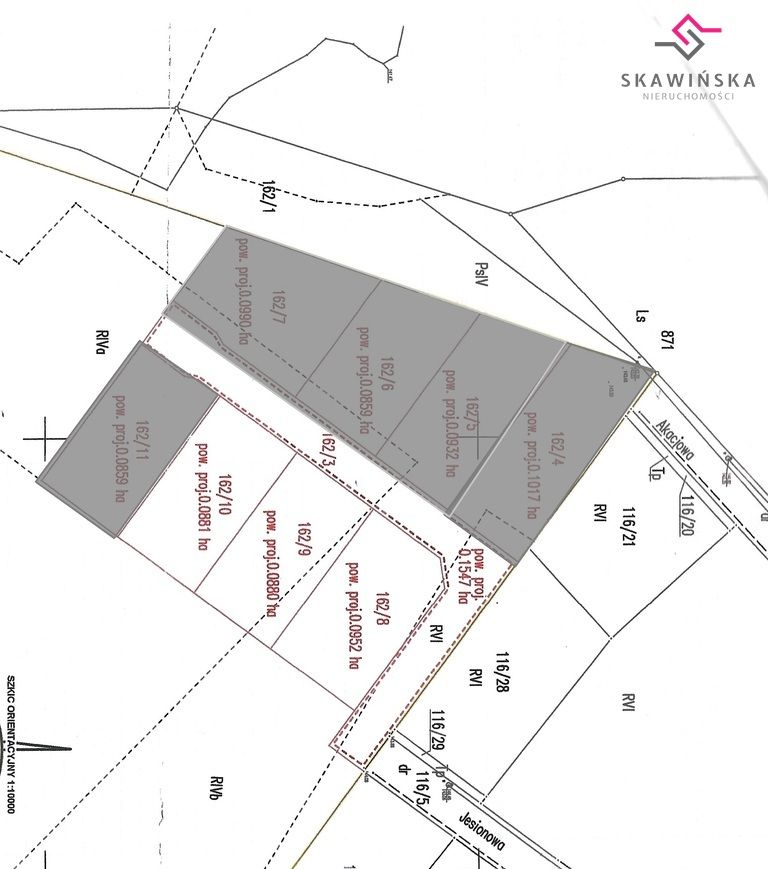 Działka budowlana Wysocko Wielkie, ul. Jesionowa. Zdjęcie 12
