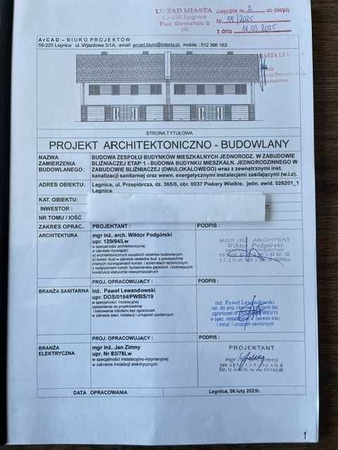 Działka budowlana Legnica Piekary Wielkie, ul. Przepiórcza. Zdjęcie 4