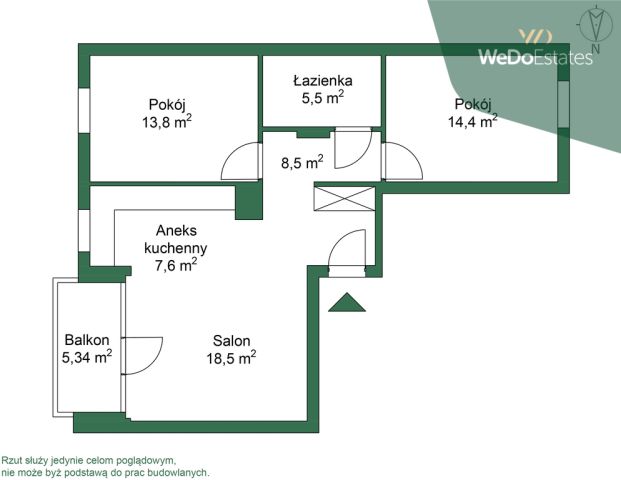 Mieszkanie 3-pokojowe Warszawa Mokotów, ul. Stanisława Kierbedzia. Zdjęcie 32