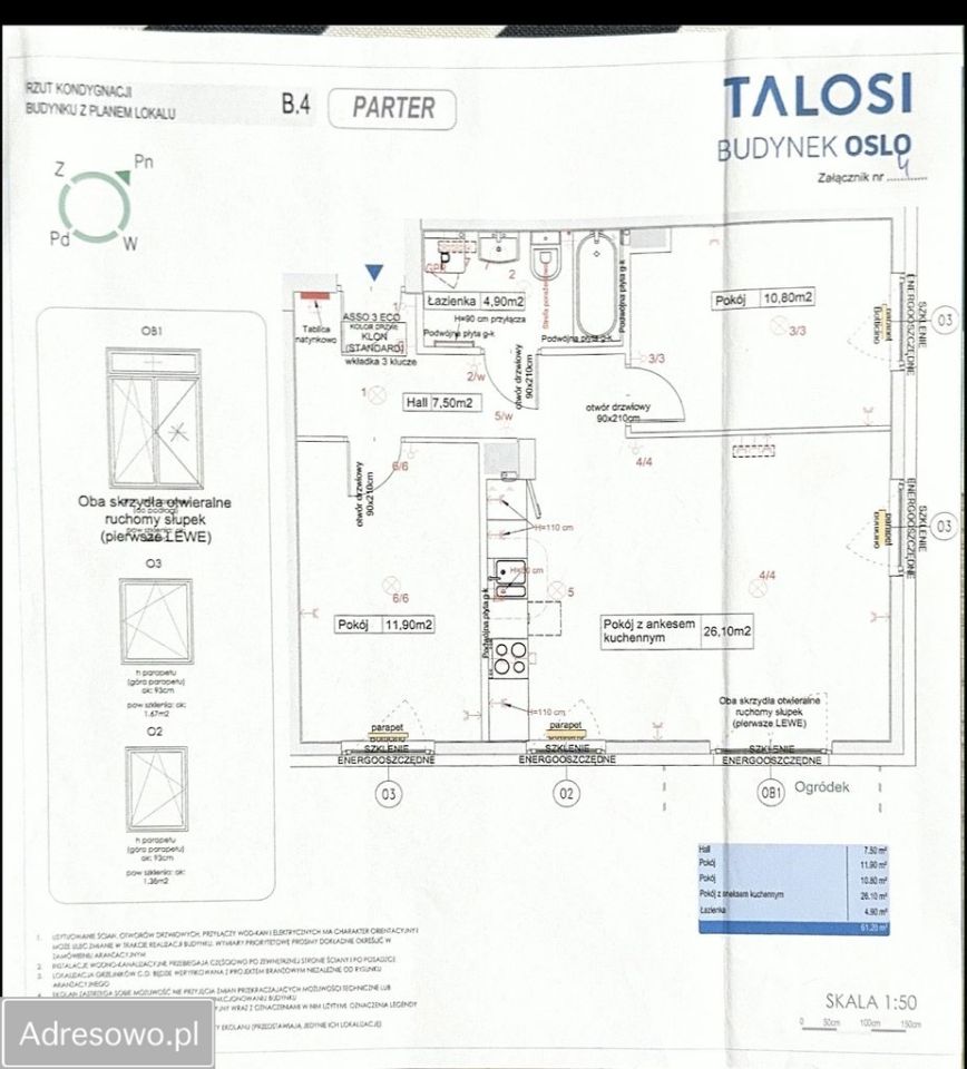 Mieszkanie 3-pokojowe Gdańsk Orunia Górna, ul. Świętokrzyska. Zdjęcie 15