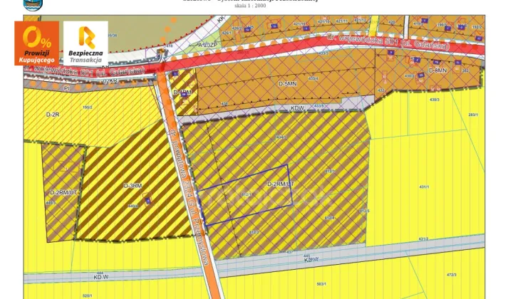 Działka inwestycyjna Sztutowo, ul. Przemysłowa