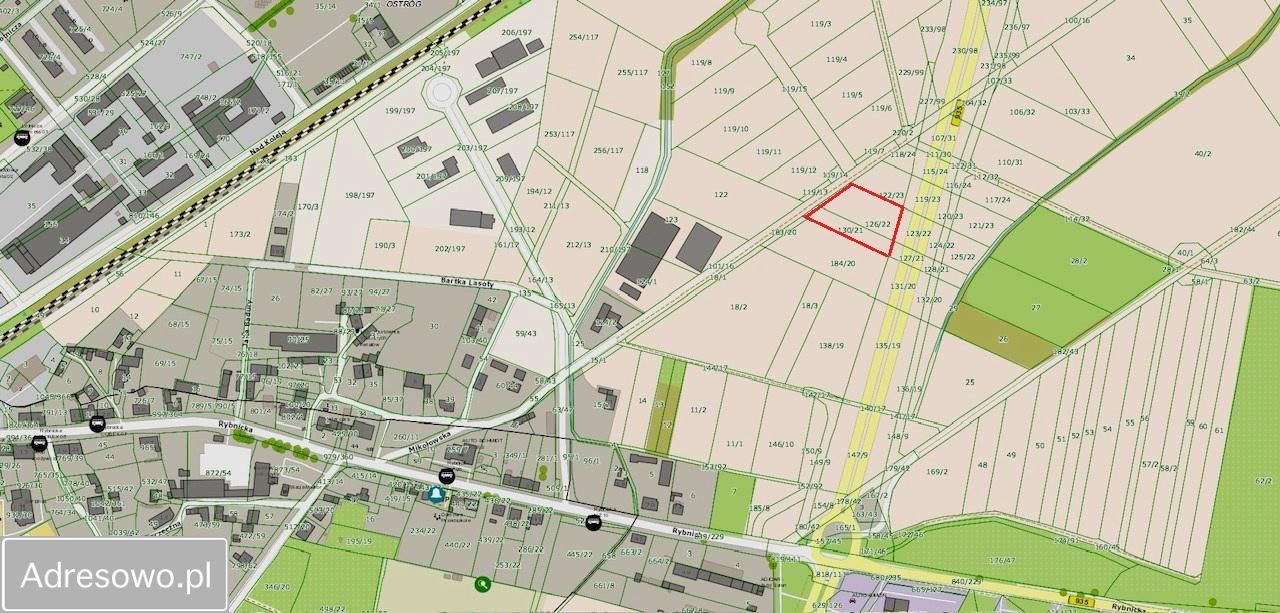 Działka inwestycyjna Racibórz, ul. Mikołowska. Zdjęcie 3