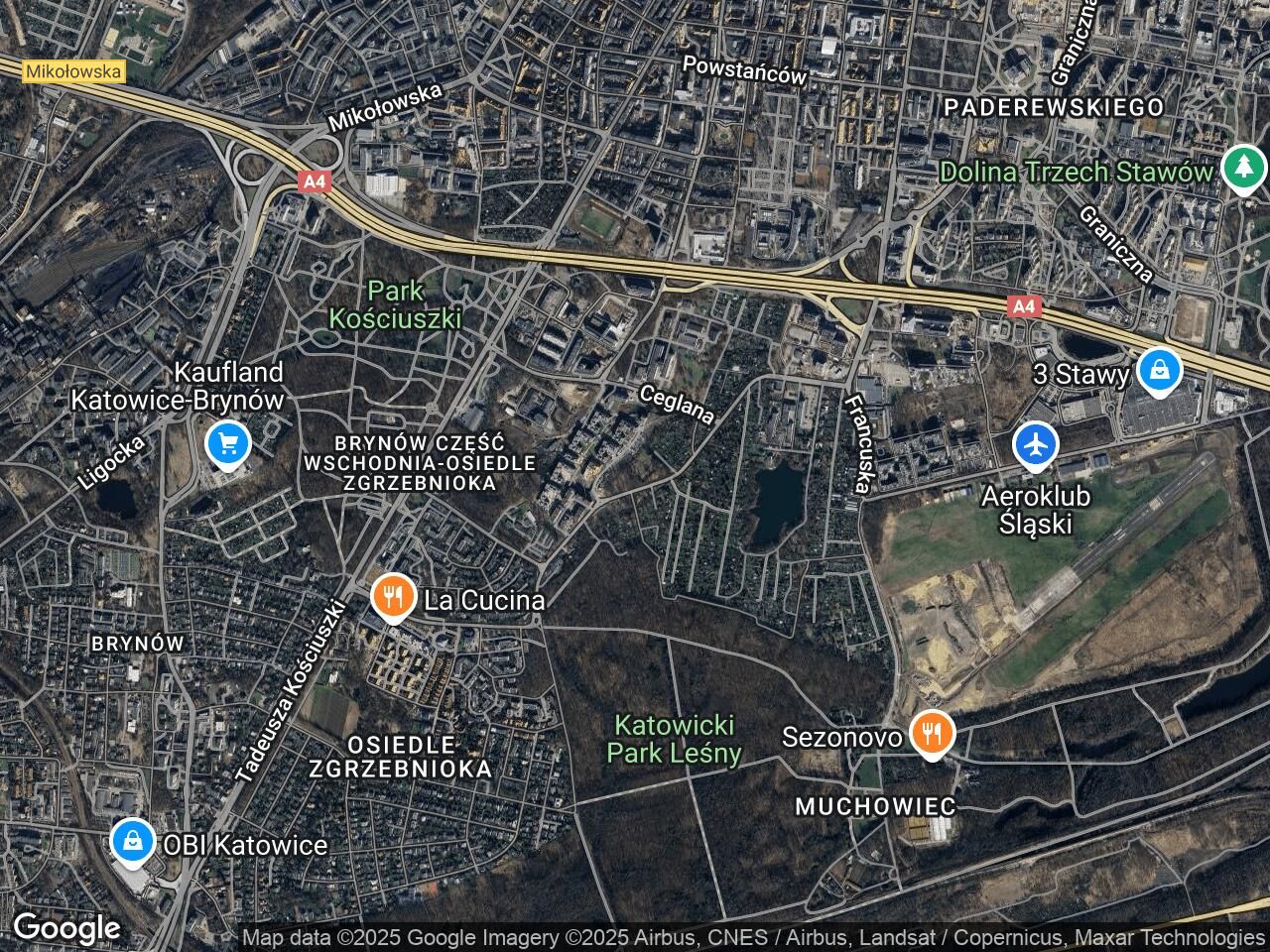 Działka rekreacyjna Katowice Dolina Trzech Stawów, ul. Meteorologów