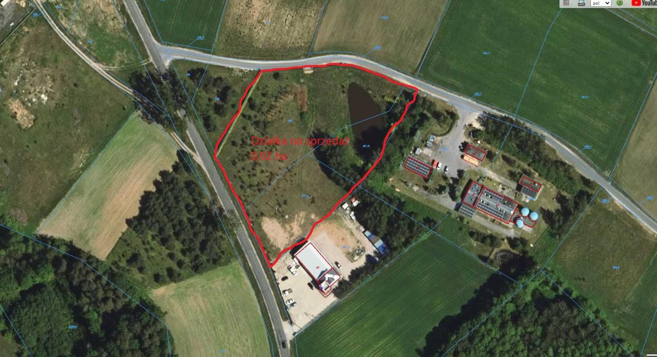 Działka rolno-budowlana Rybno, ul. Zarybińska
