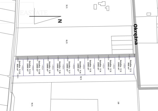 Działka inwestycyjna Umiastów, ul. Okrężna. Zdjęcie 10