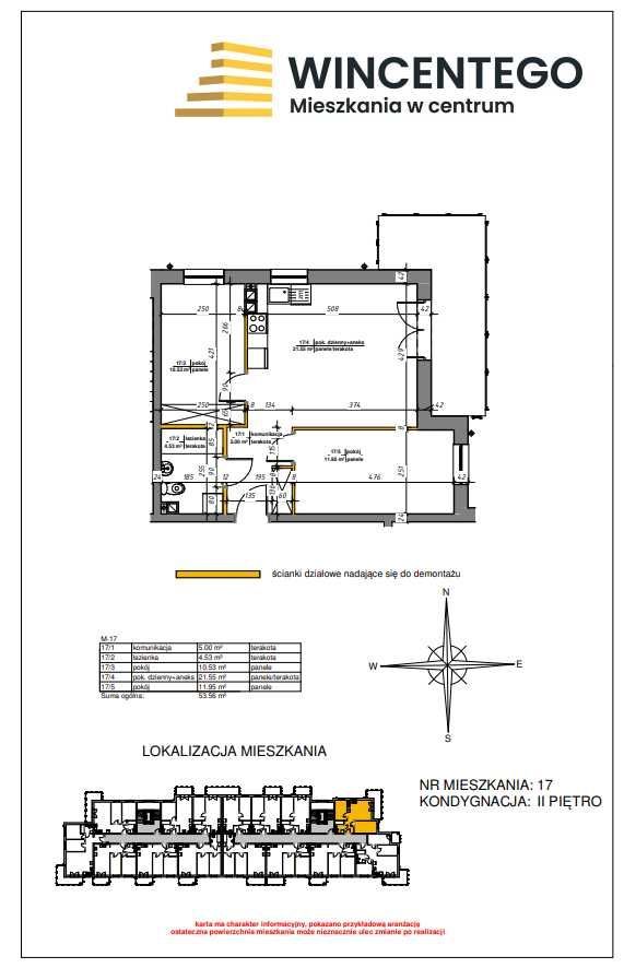 Mieszkanie 3-pokojowe Ciechanów Centrum, ul. Wincentego Witosa. Zdjęcie 2