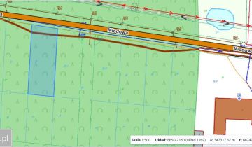 Działka leśna Ostrowiec Świętokrzyski Gutwin, ul. Miodowa