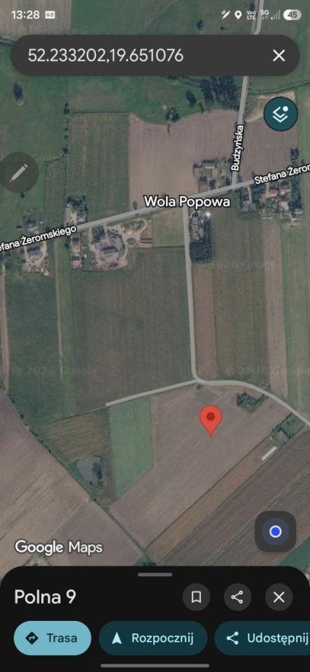 Działka rolna Wola Popowa, ul. Polna. Zdjęcie 3