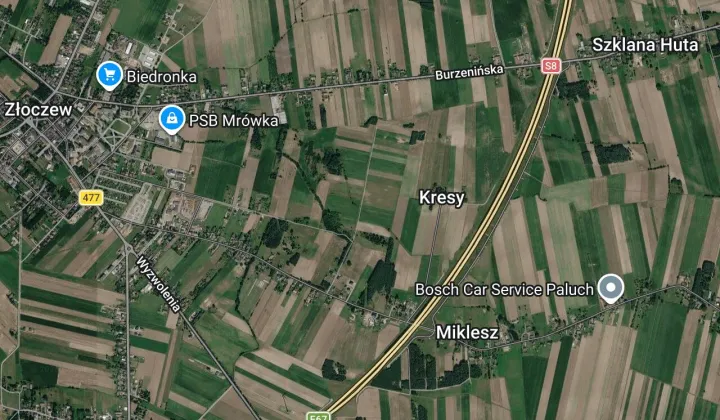 Działka budowlana Złoczew, ul. Akacjowa