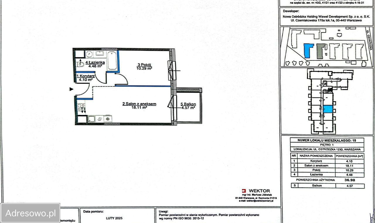Mieszkanie 2-pokojowe Warszawa Białołęka, ul. Ostródzka. Zdjęcie 17