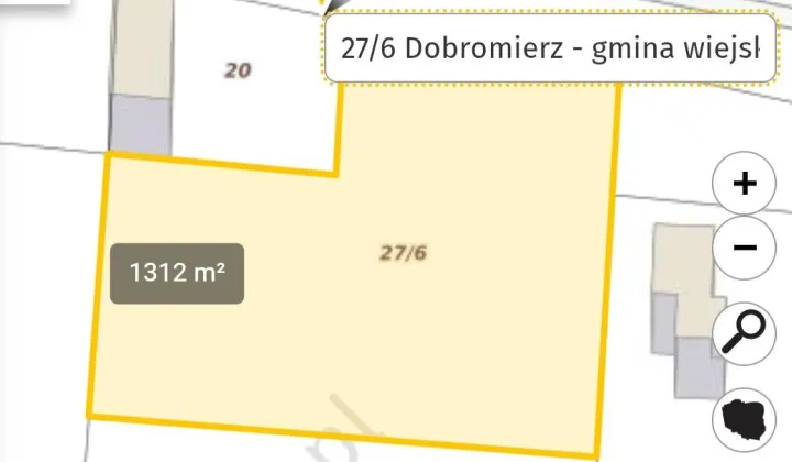 Działka rolno-budowlana Czernica