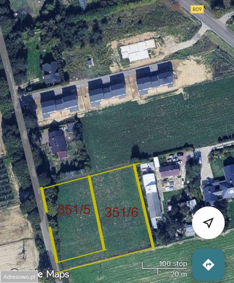 Działka budowlana Krasienin-Kolonia. Zdjęcie 3