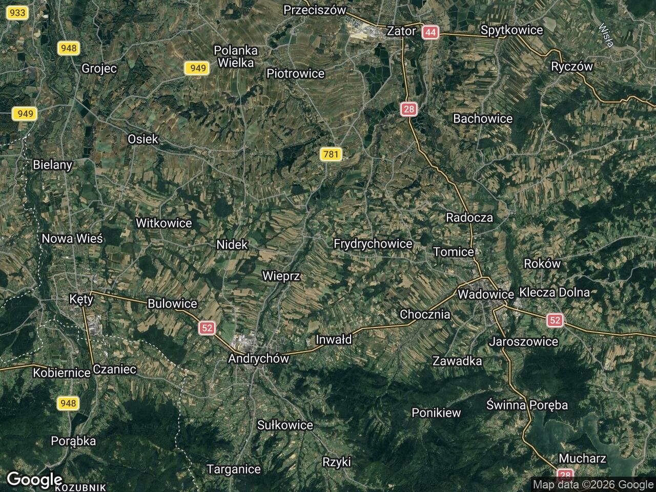 Działka rolno-budowlana Wieprz, ul. Wadowicka. Zdjęcie 1