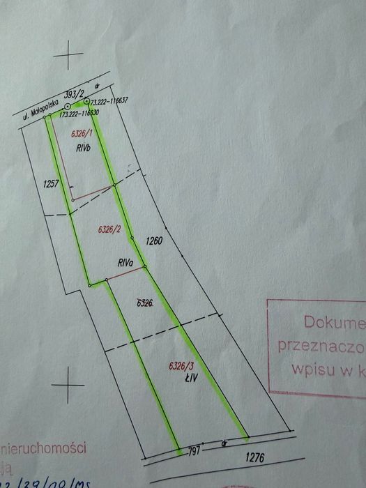 Działka rolno-budowlana Jadowniki, ul. Małopolska. Zdjęcie 2