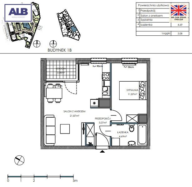 Mieszkanie 2-pokojowe Gdańsk Letnica, ul. Starowiejska. Zdjęcie 18