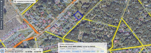 Działka budowlana Żyrardów, ul. Aleksego Głowackiego. Zdjęcie 1