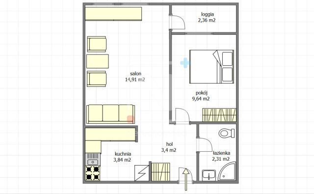 Mieszkanie 2-pokojowe Warszawa Śródmieście, ul. Fabryczna. Zdjęcie 10
