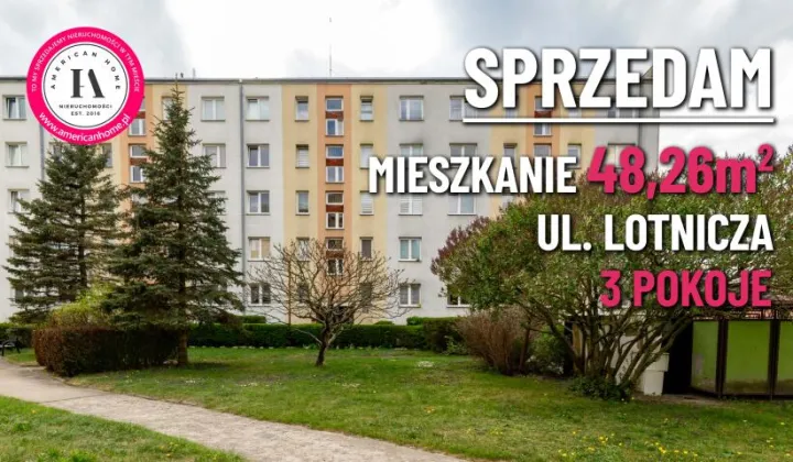 Mieszkanie 3-pokojowe Elbląg, ul. Lotnicza
