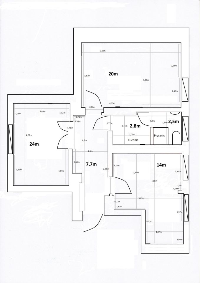 Mieszkanie 3-pokojowe Warszawa Śródmieście, ul. Wilcza. Zdjęcie 14
