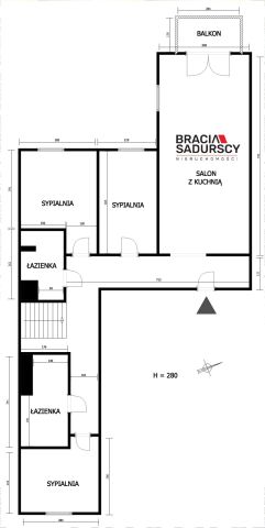 Mieszkanie 5-pokojowe Kraków Bieżanów, ul. Henryka i Karola Czeczów. Zdjęcie 32