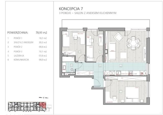 Mieszkanie 4-pokojowe Wrocław Maślice. Zdjęcie 1