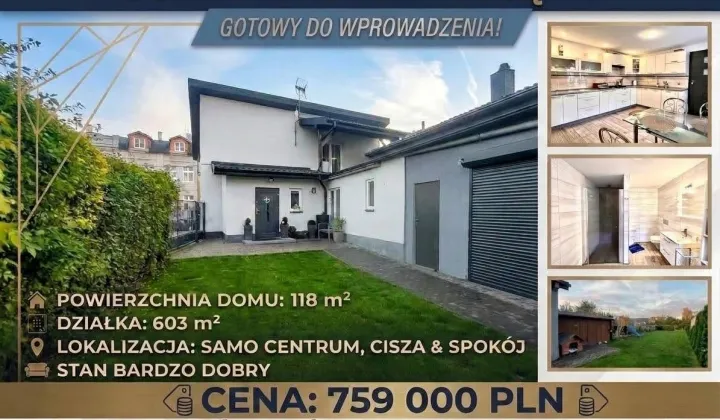 dom wolnostojący, 4 pokoje Poddębice, ul. Sienkiewicza