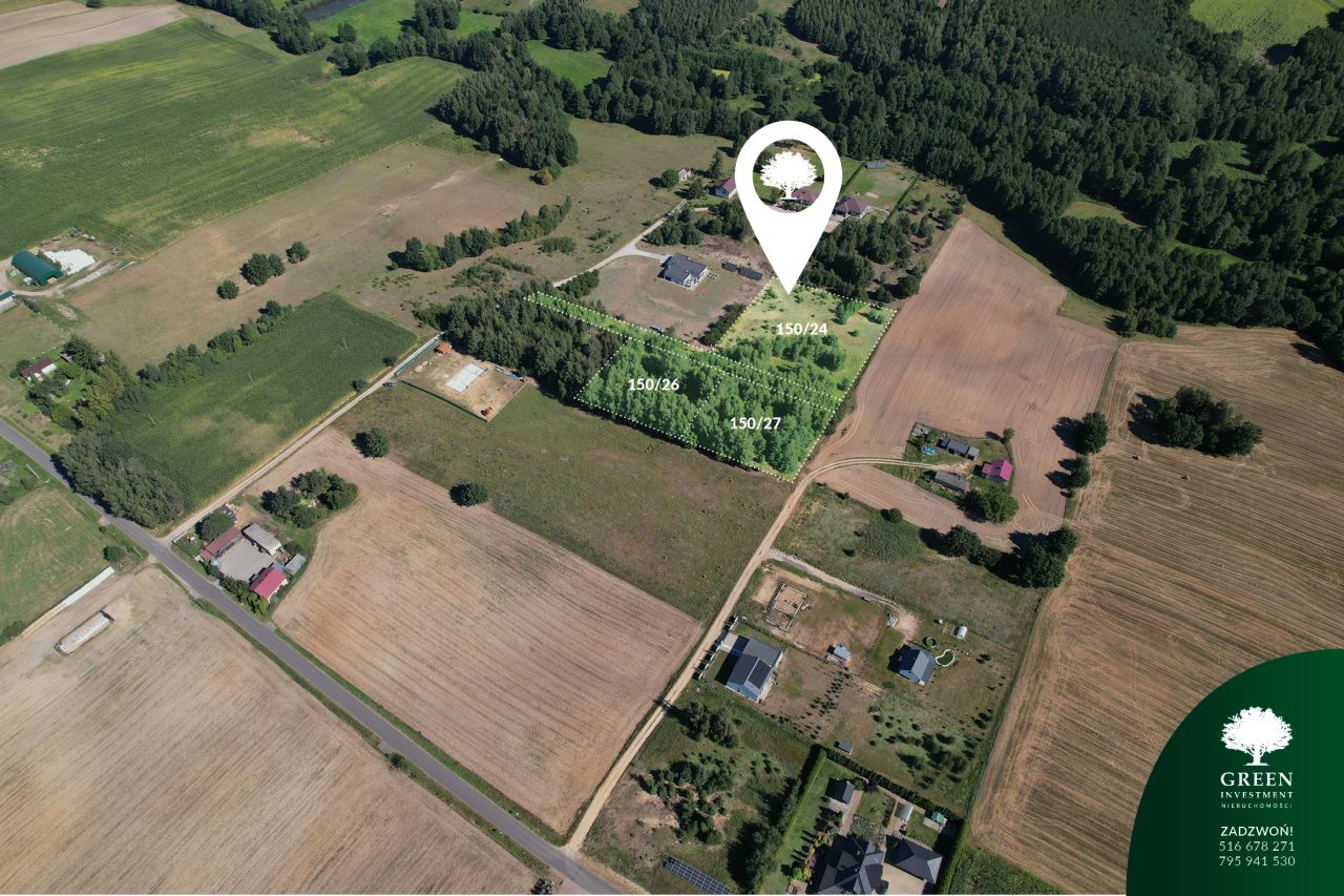 Działka rolno-budowlana Sikory. Zdjęcie 7