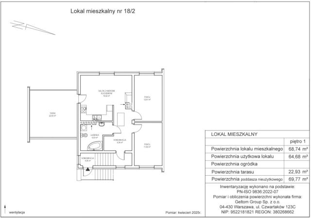 Mieszkanie 3-pokojowe Warszawa Białołęka, ul. Konik Polny. Zdjęcie 17