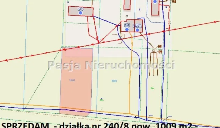Działka budowlana Płomiany