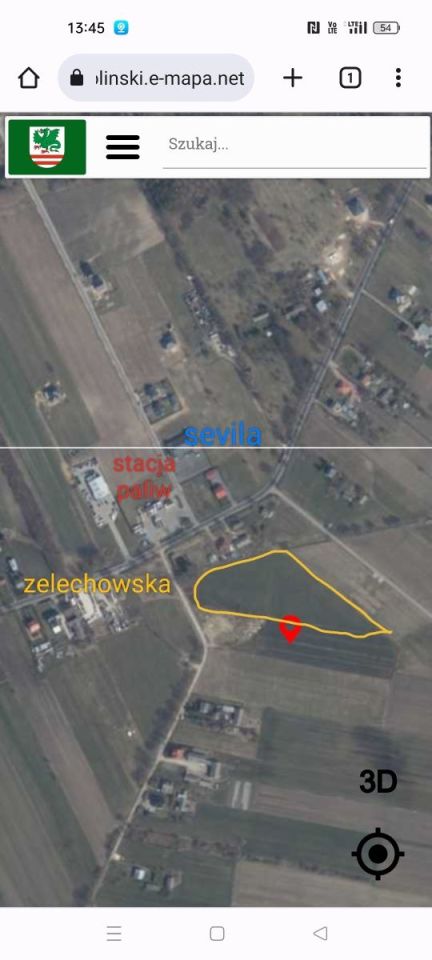 Działka budowlana Kaleń Pierwszy. Zdjęcie 2