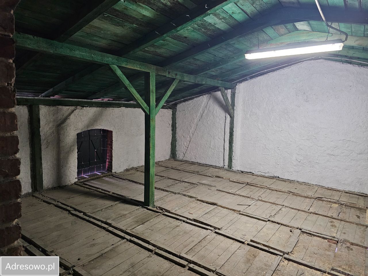 Hala/magazyn Grzybno. Zdjęcie 13