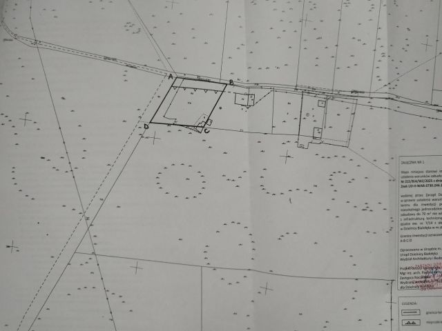 Działka budowlana Warszawa Białołęka Dworska, ul. Uzdowska. Zdjęcie 1