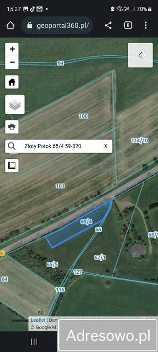 Działka rolna Złoty Potok. Zdjęcie 8