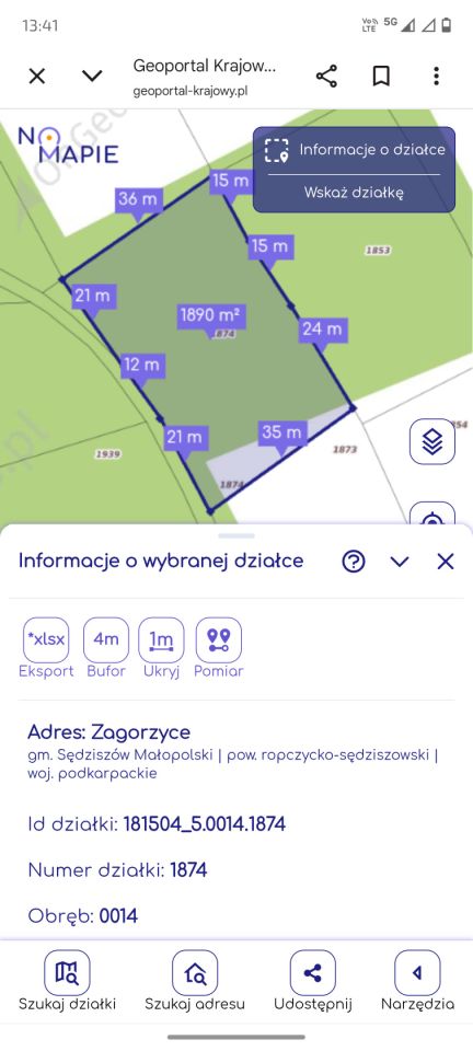 Działka rolna Zagorzyce Dolne Zagorzyce. Zdjęcie 4