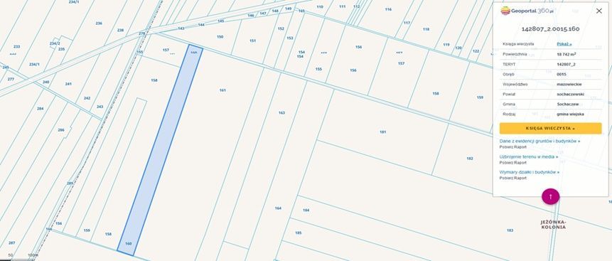 Działka rolna Jeżówka. Zdjęcie 3