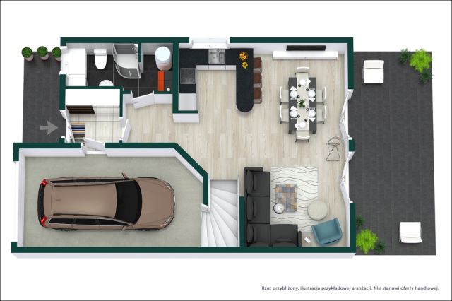 bliźniak, 5 pokoi Wólka Dworska. Zdjęcie 49