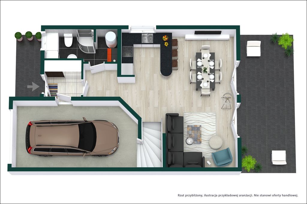 bliźniak, 5 pokoi Wólka Dworska. Zdjęcie 49