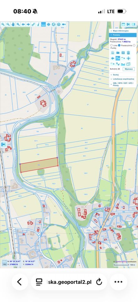 Działka rolna Stary Waliszów. Zdjęcie 3