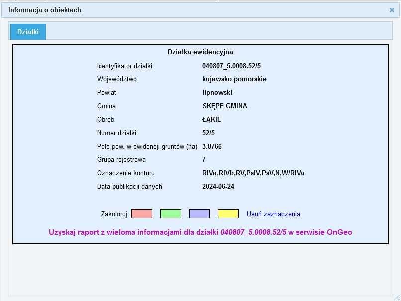 Działka rolna Łąkie. Zdjęcie 3