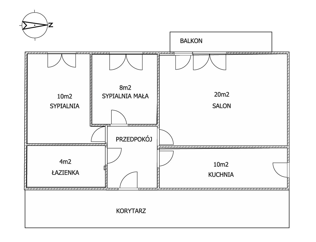 Mieszkanie 3-pokojowe Tczew Osiedle Garnuszewskiego, ul. Saperska. Zdjęcie 2