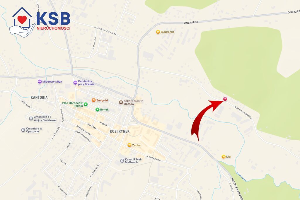 Działka budowlana Opatów, ul. Stefanii Sempołowskiej. Zdjęcie 19