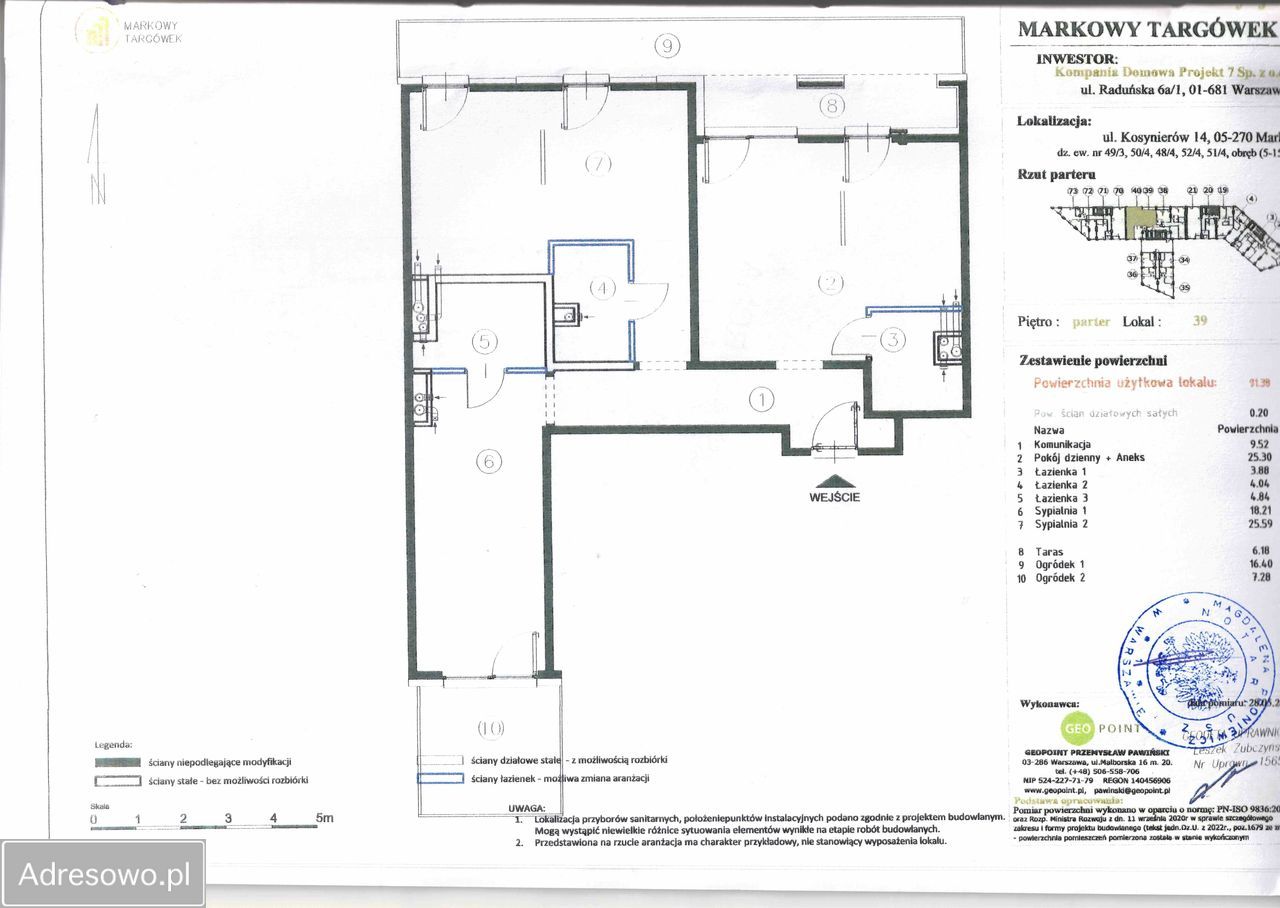 Mieszkanie 3-pokojowe Marki, ul. Kosynierów. Zdjęcie 14
