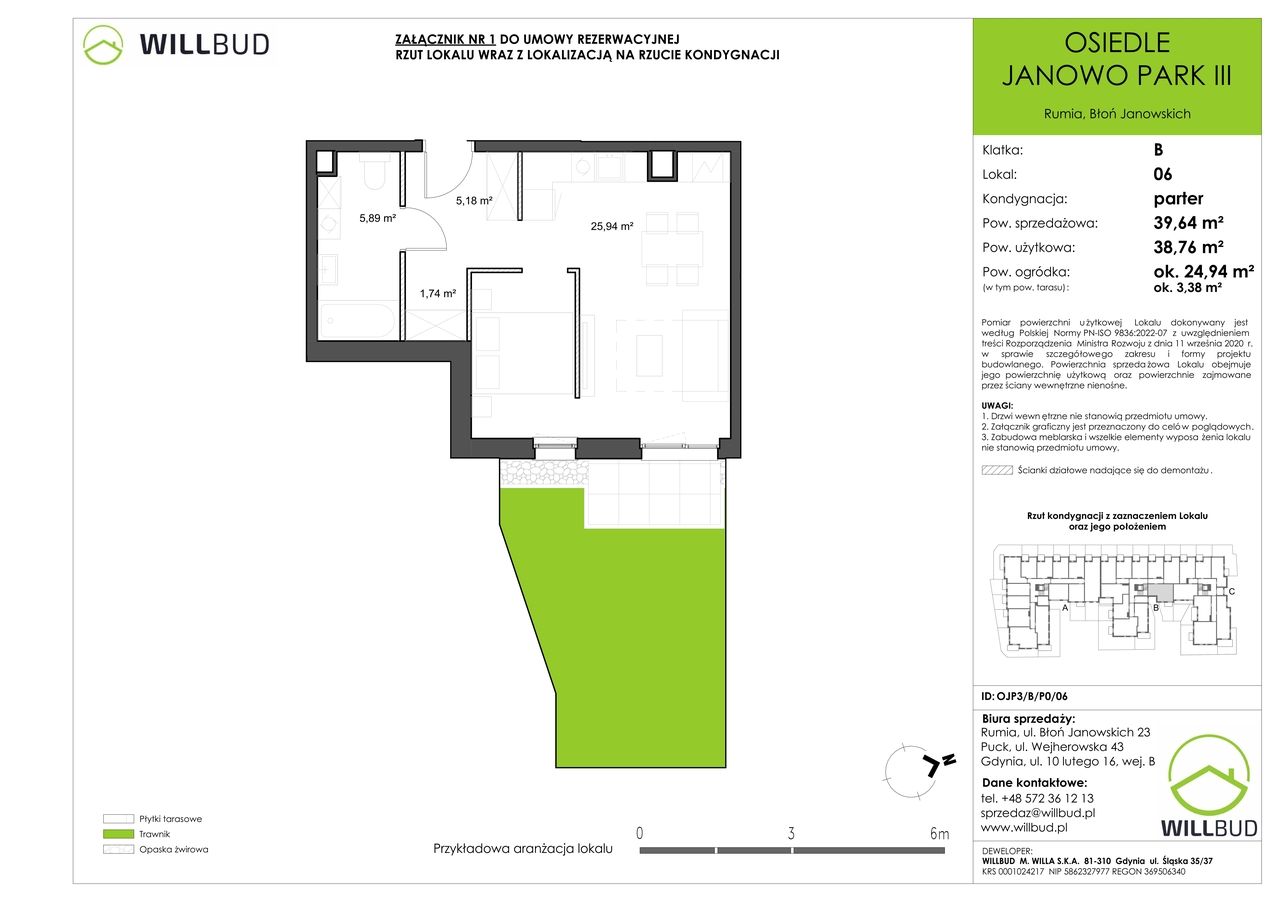 Mieszkanie 2-pokojowe Rumia Janowo, ul. Błoń Janowskich. Zdjęcie 7